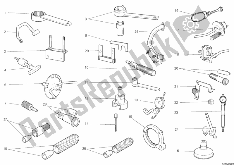 All parts for the Workshop Service Tools, Engine of the Ducati Monster 696 ABS USA 2011